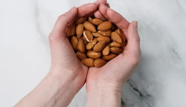 Una foto de almendras