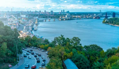 A photo of Kyiv, Ukraine before the 2022 war