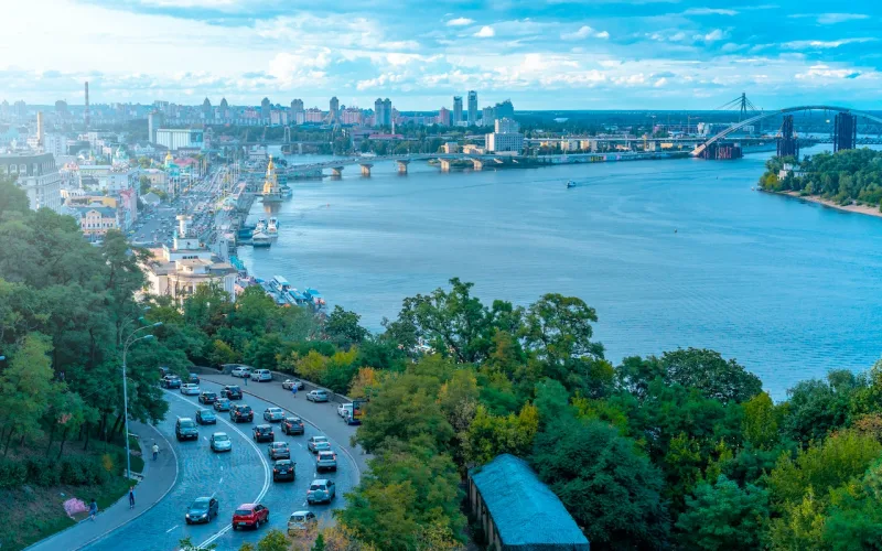 A photo of Kyiv, Ukraine before the 2022 war